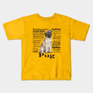 Pug Traits Kids T-Shirt